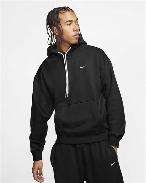 nike solo swoosh fleece-hoodie für herren|Nike Solo Swoosh Men's Fleece Hoodie. Nike AT.